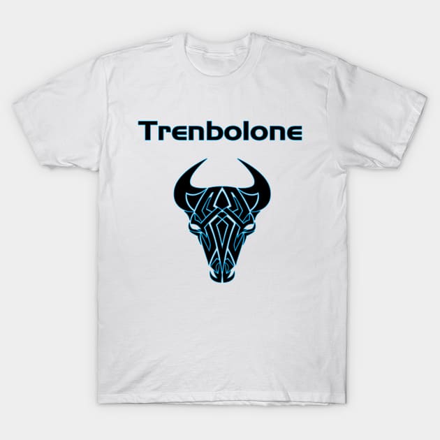 Trebolone - Teal Outline T-Shirt by Roidula